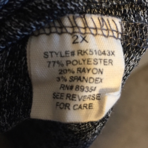 no comment Sweater Dress Grey 2 tone Size 2X - Picture 4 of 6